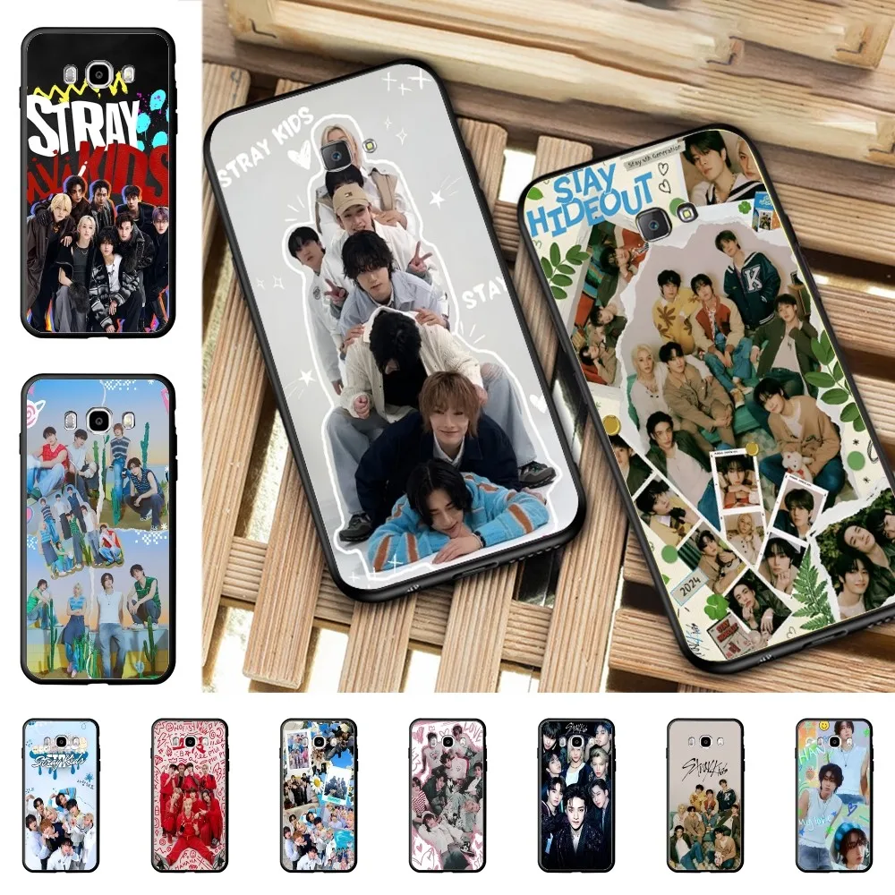 Kpop S-Stray K-Kids Black Silicone Phone Case For Samsung J 7 Plus 7core J7 Neo J6 Plus Prime J6 J4 J5 Mobile Cover