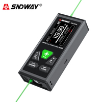 SNDWAY Dual Laser Distance Meter Bidirectional Laser Tape Measure 120M 200M Green Laser Range Finder Bilateral Rangefinder