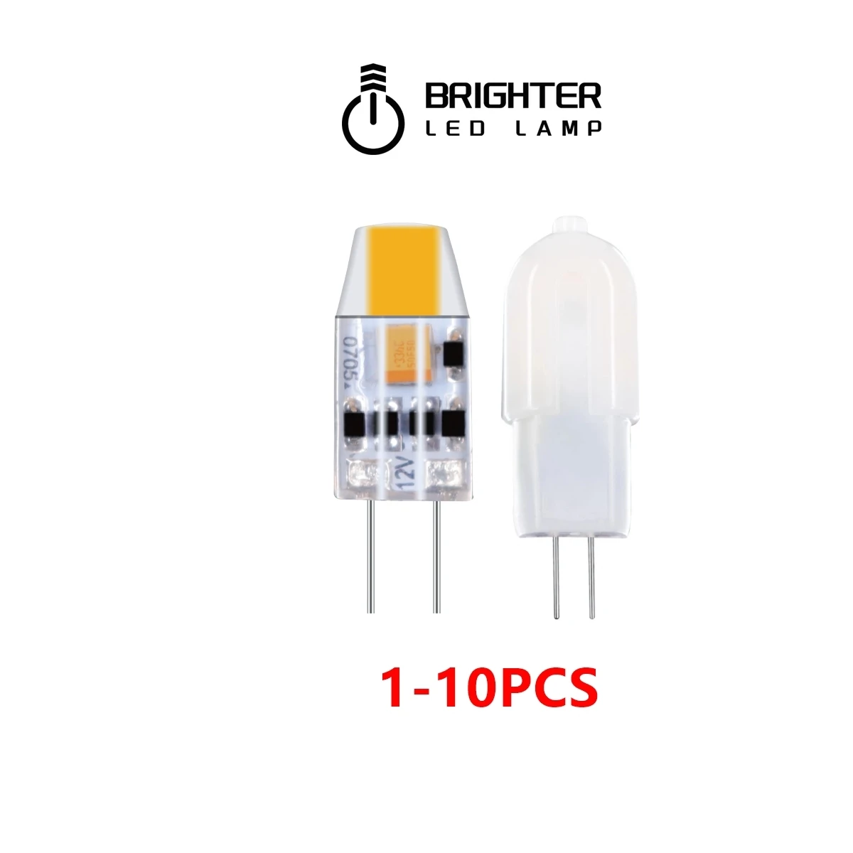 1-10PCS Super Helle Warm Cold White Mini G4 Led AC/DC 12v 1,2 w 1,5 w Cob Licht Lampe Ersetzen 20w Halogen Für Kronleuchter Scheinwerfer