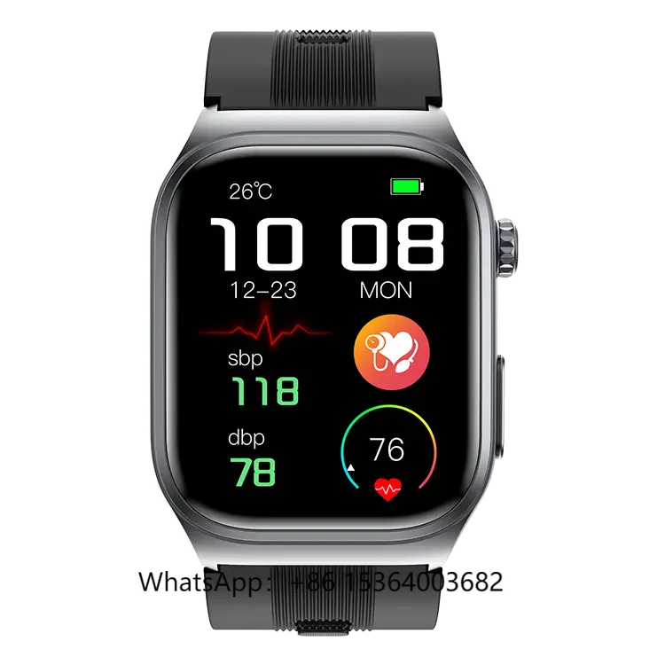 

AMOLED S15 Air Relogio Smartwatch Blood Pressure Monitor Elderly Health Care ECG Wearable Devices Smart Watch