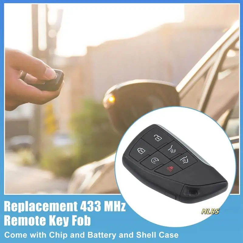 

Smart Key Fob Remote For Suburban Tahoe YGOG21TB2 Keyless Entry Remote Control 49 Chip 6 Button 433 Mhz Parts