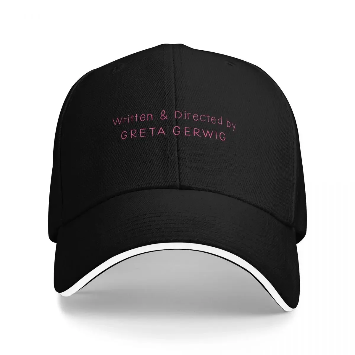 New Written and Directed by Greta Gerwig Pink Baseball Cap Luxury Hat designer cap Hood Beach Bag Male Women's