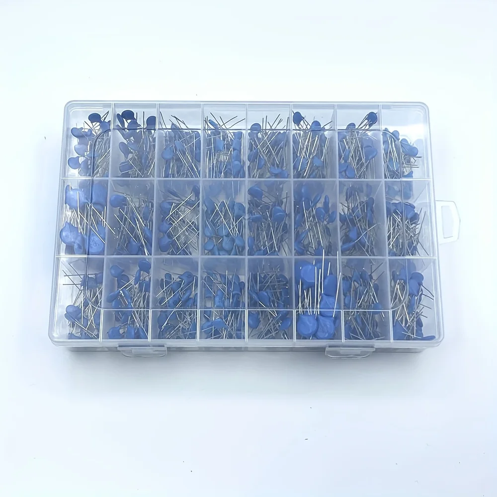 700PCS/Lot 1KV 1000V 10PF-821PF 24Values Assorted Kit High-Voltage Ceramic Capacitors Package