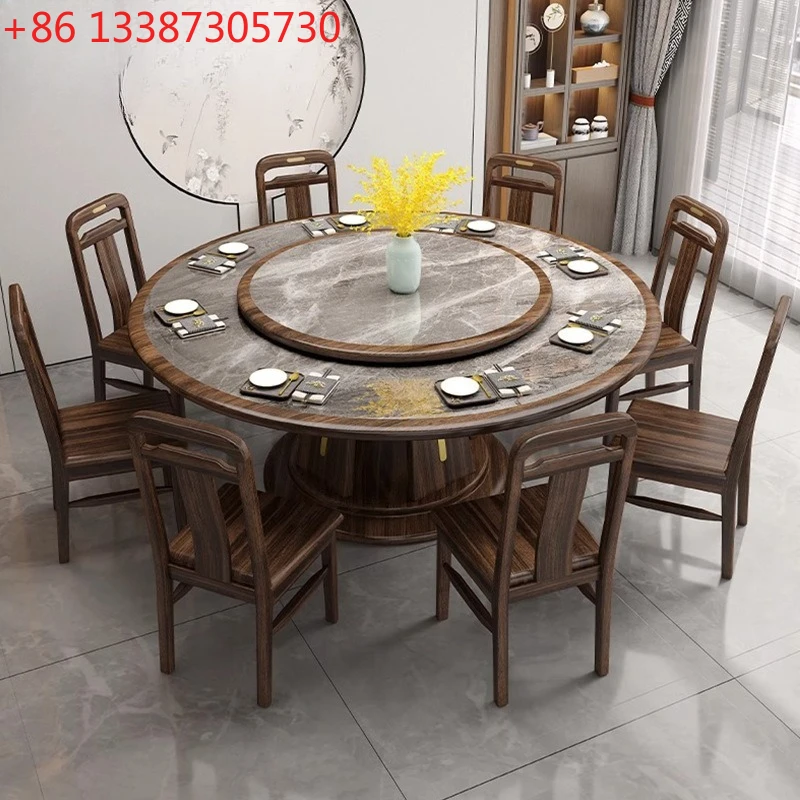 

Новый китайский обеденный стол из массива дерева для дома, обеденный стол с каменной столешницей для гостиной