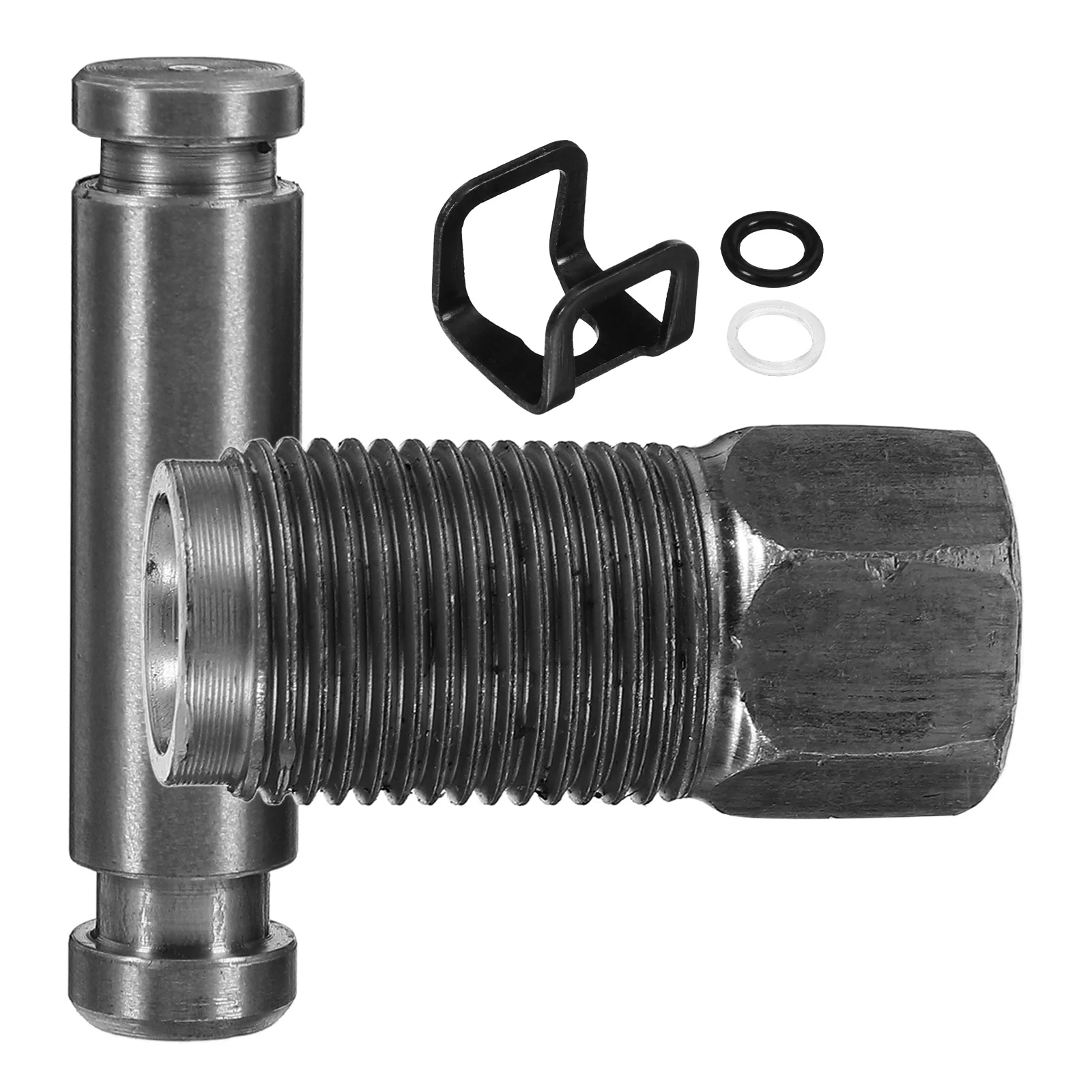 

Hydraulic Jack Parts 2T Horizontal Cylinder Piston Plunger Oil Pump Accessories 16mm Thread Hydraulic Tools Components Small