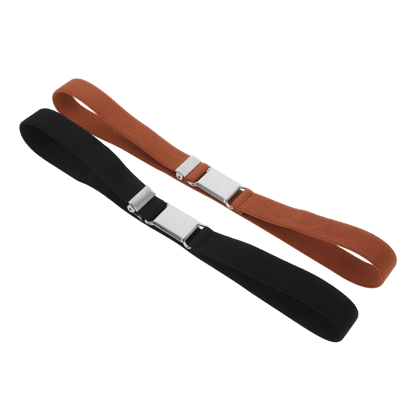 

2pcs Kids Adjustable Elastic Belts Toddler Belts Comfortable Durable Soft Simple Stylish Single Color Easy Wear School Daily Use