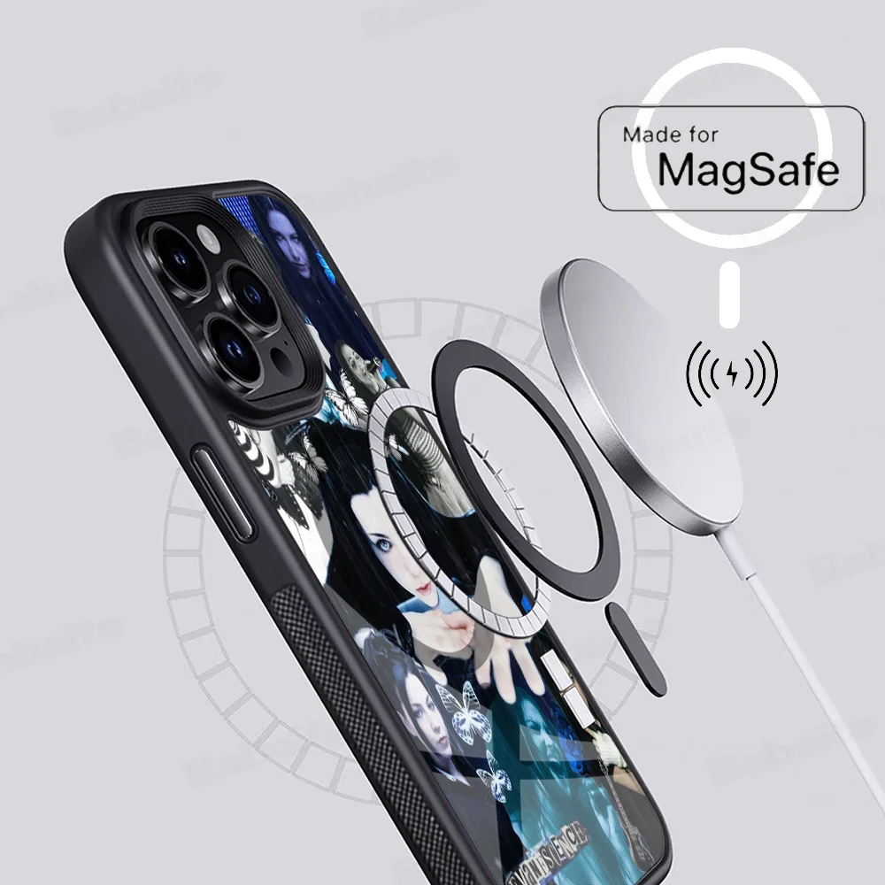 Rock Music A-Amy L-Lee Phone Case Magnetic Case For IPhone 16 14 13 12 11 15 Pro Max Plus For Magsafe Wireless Charge Cover