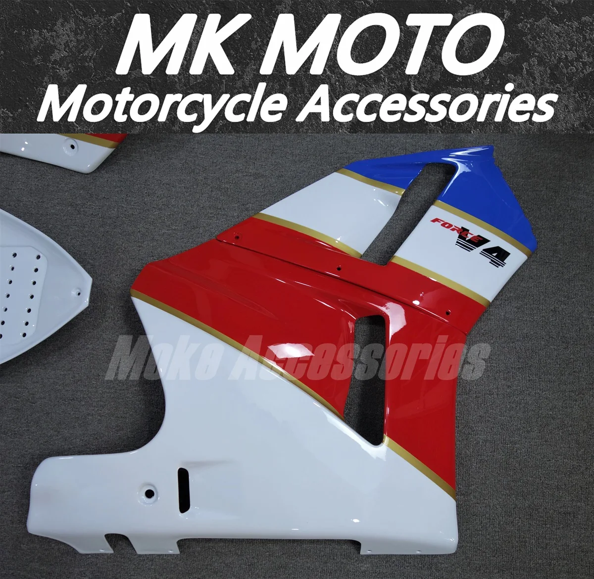 Motorcycle Fairings Kit Fit For VFR400 NC30 1989 1990 V4 Bodywork Set High Quality Abs Injection White Blue