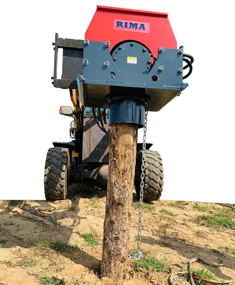 YG Hydraulic Breaker Post Driver Skidsteer Post Pounder Machinery Pile Driver Worksaver with Wire Tensioner Equipment Suppilier