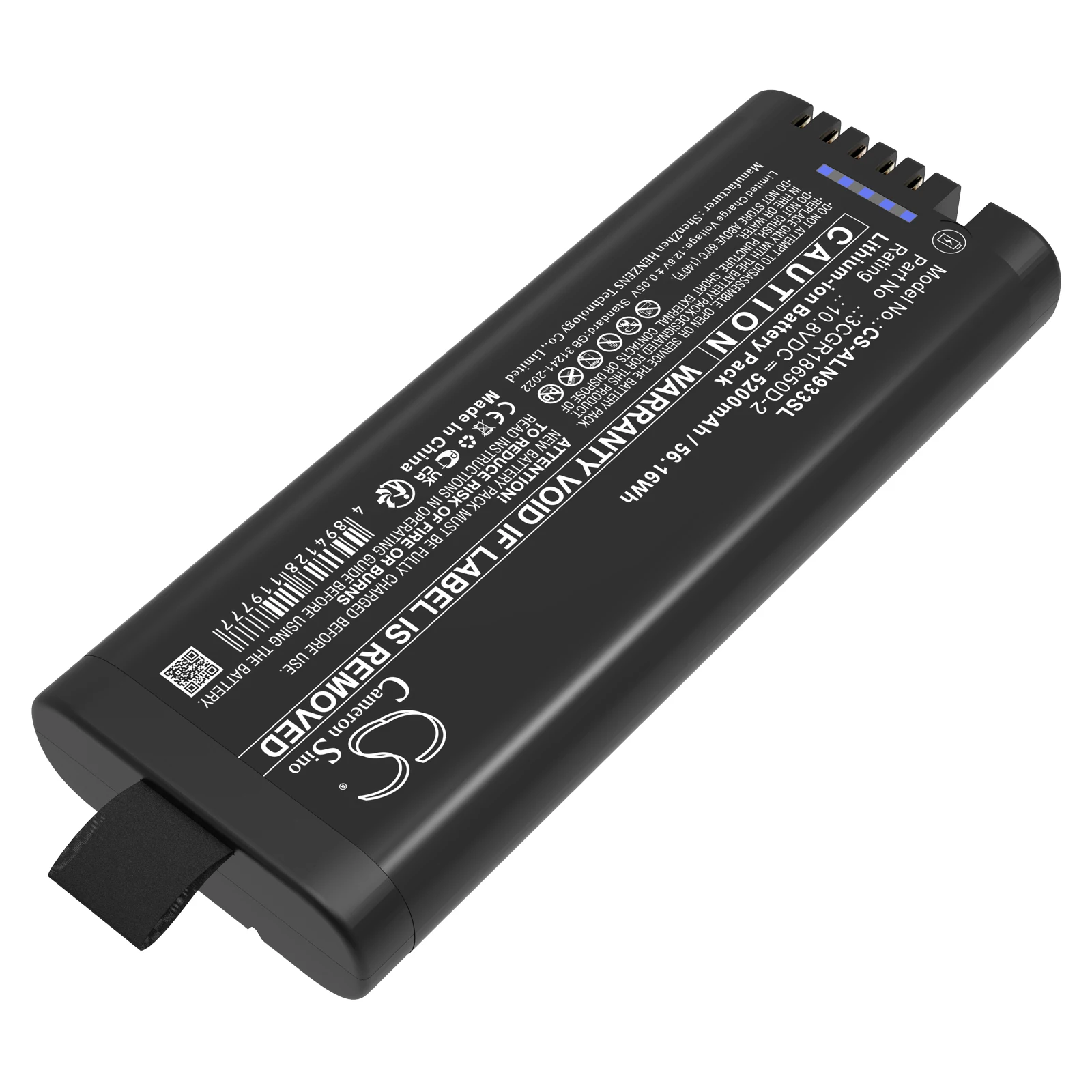 Battery for Bard,Agilent Bard Site Rite 5,Site Rite 6 Ultrasound Internal (9770066) PN:DR206,NF2040QE34,6525 (5200mAh) 10.8V