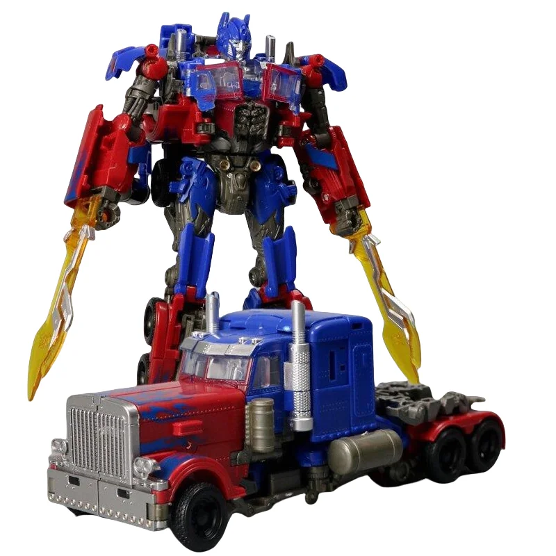 Brinquedos Robô de Transformação Optimus Prime ‌   Commander AOYI BMB Action Figure Modelo Deformação Cabeça de Caminhão Liga Edição Robô Carros
