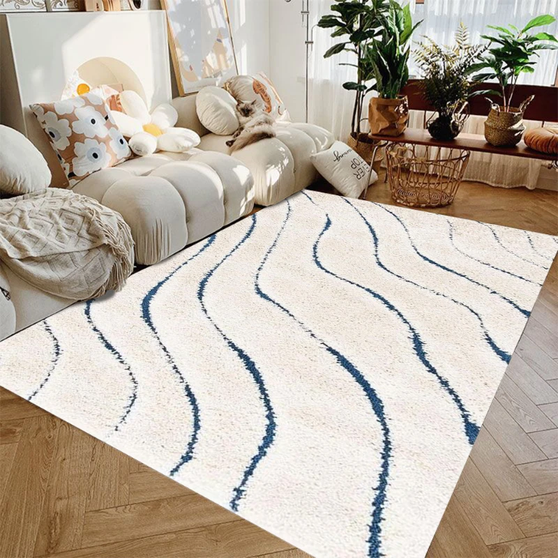 

Minimalism Line Carpet Nordic Home Decor Doormat Living Room Bedroom Kidsroom Decoration Area Rug Kitchen Mat Bathroom Rugs