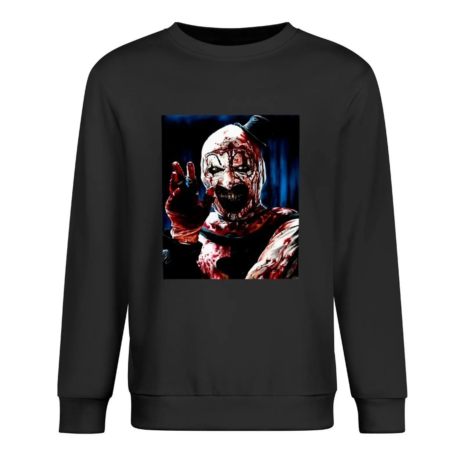 

The Clown Drawing Art Pullover korean style clothes tracksuit autumn clothes japanese style sweatshirt men