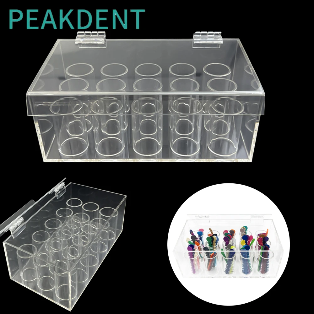 1Pcs Dental Arcylic Dispenser Power Chain Placer Organizer Orthodontic Ligature Tie Box Ortho Elastic Chain Storage Box