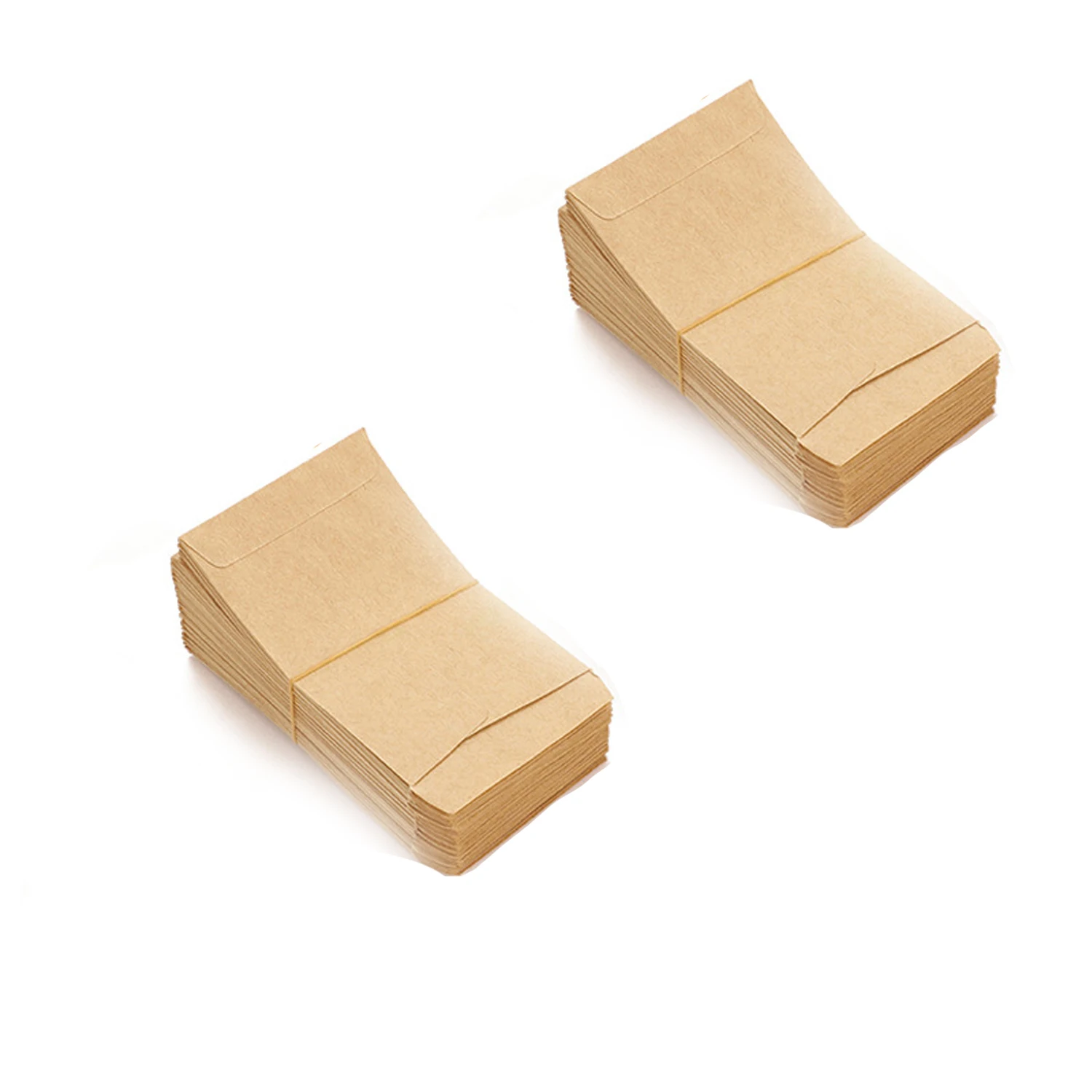 100 Stücke 6*10 cm Kraftpapier Umschlag Party Geschenk Gast Beutel Kaffeebohne Hochzeit Festival Lebensmittel Samen Verpackung Umschlag Tasche