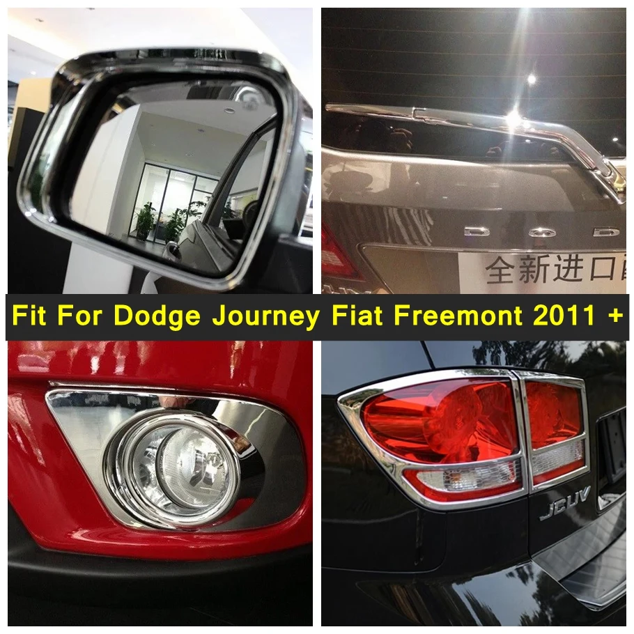 

Rear Tail Lights Lamp / Front Foglight / Rearview Mirror Eyebrow Shield Cover Trim For Dodge Journey Fiat Freemont 2011 - 2017