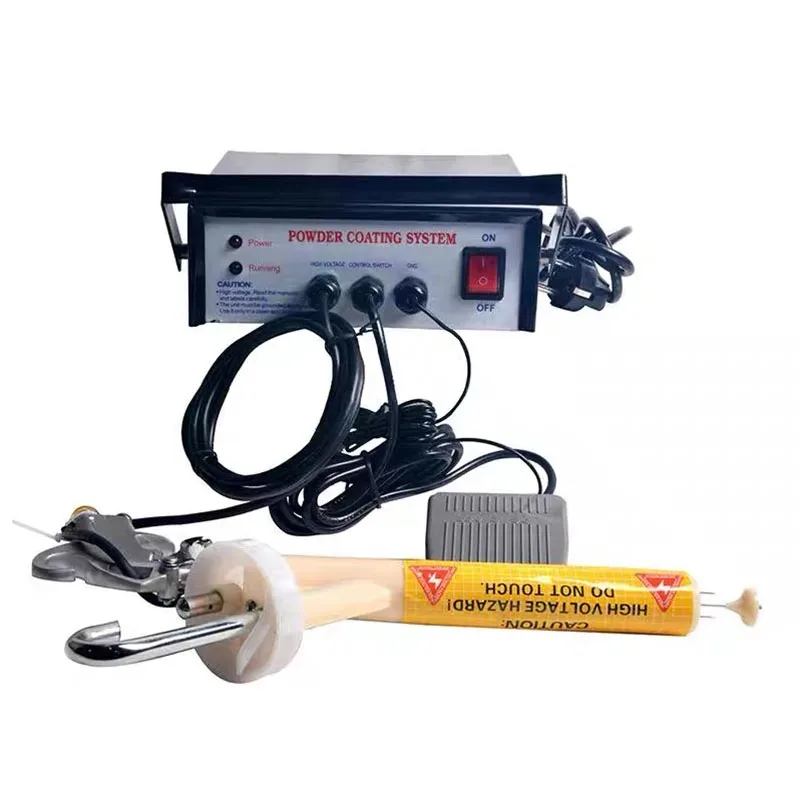 Replacement Portable Adjustable Electrostatic Powder Coating Gun Machine System 110V 220V Industrial Surface Spraying Equipment