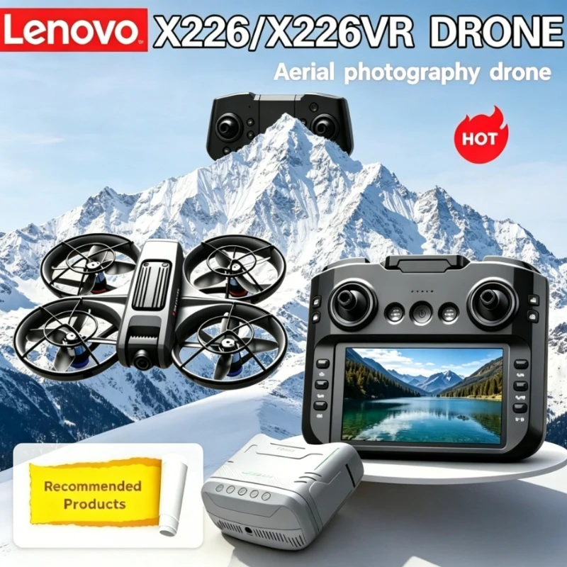 

Дрон Lenovo X226/X226VR 8K профессиональный радиоуправляемый вертолет-самолет с экраном, квадрокоптер, игрушка, подарок для детей