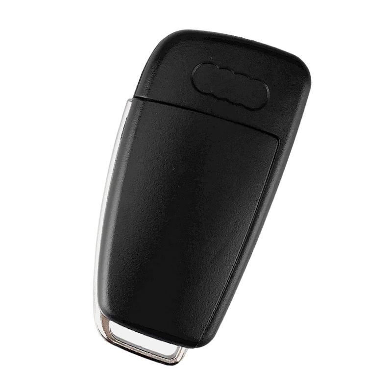 3 Buttons Replacement Remote Flip Key Fob Case Shell For Audi A3 A4 A6 Q7 TT HU66 Uncut Blade