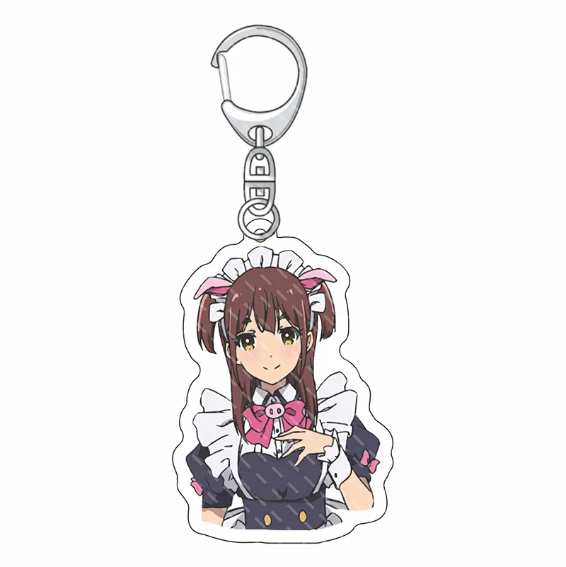 Akiba Maid War Keychain para Homens, Chave Tags, Divertimento, Chaveiro