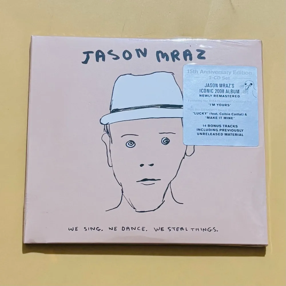 

Альбом на компакт-диске Джейсона Мраза | Мы поем, танцуем, крадёмся и ворим вещи. | Хиты в стиле фолк-поп и акустические композиции | Теплый вокал и запоминающиеся мелодии Hi-Fi Disc