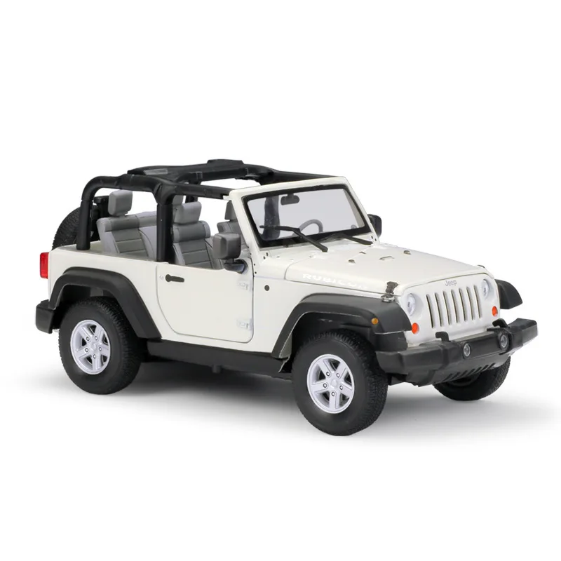 WELLY 1:24 Jeep Wrangler Rubicon 2007 Ô Tô Hợp Kim Diecasts & Đồ Chơi Xe Ô Tô Mô Hình Thu Nhỏ Quy Mô Đồ Chơi Mô Hình Xe Cho trẻ Em