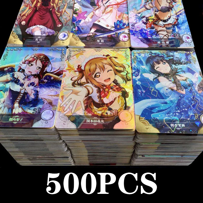 50-500pcs Goddess Story Playing Card Board Game Kids Toys Sands Ssr Flash Card Anime Game Table Gift Toy Hobby Collectibles