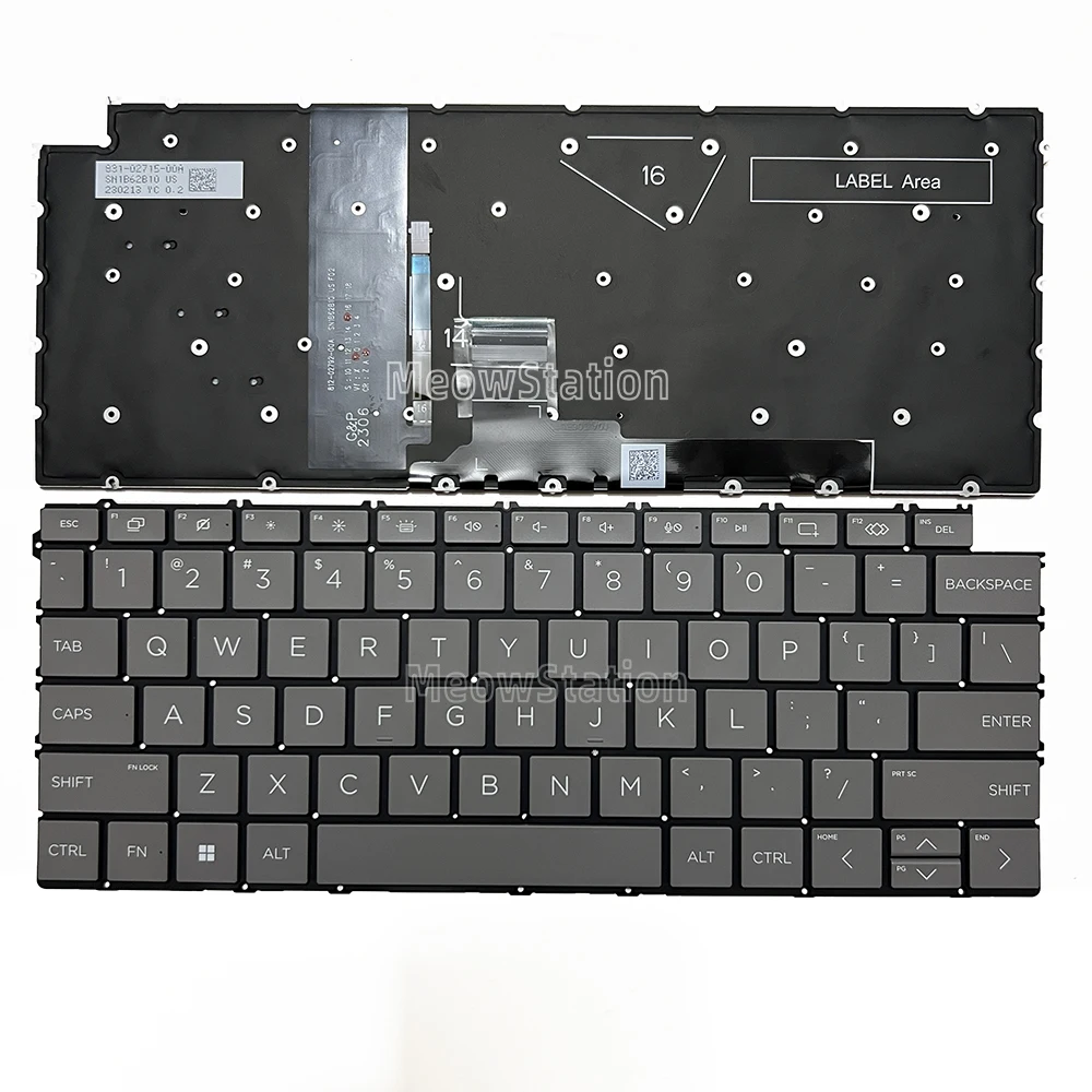 

Клавиатура со светодиодной подсветкой США для HP Spectre x360 2 in 1 16-AA 16-AA0047NR 16-AA0097NR 16-AA0074NG, 16T-AA 16T-AA000 ,14-EU 14-EU0078NG 14-EU0097NR,14T-EU 14-EU0008CA 14-EU0006NA TPN-Q292