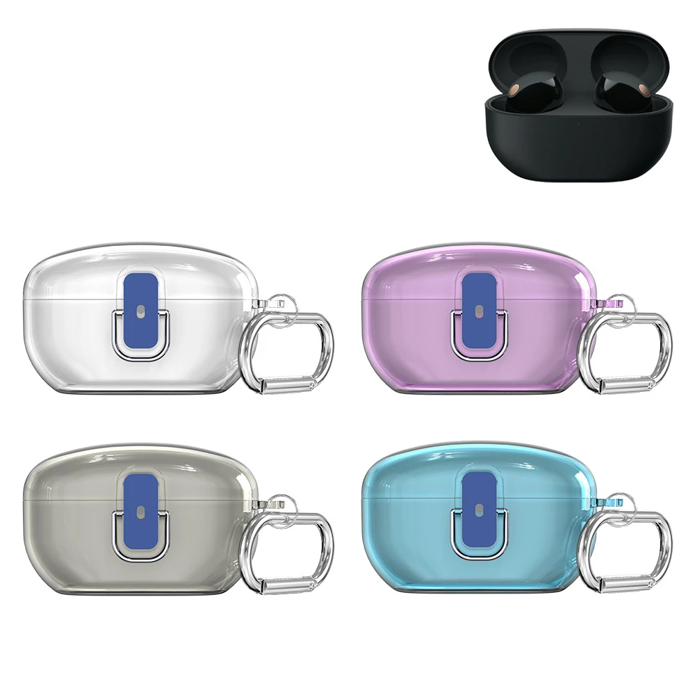 

for Sony WF-1000XM5 bluetooth-compatible headset protective case storage transparent drop-proof case