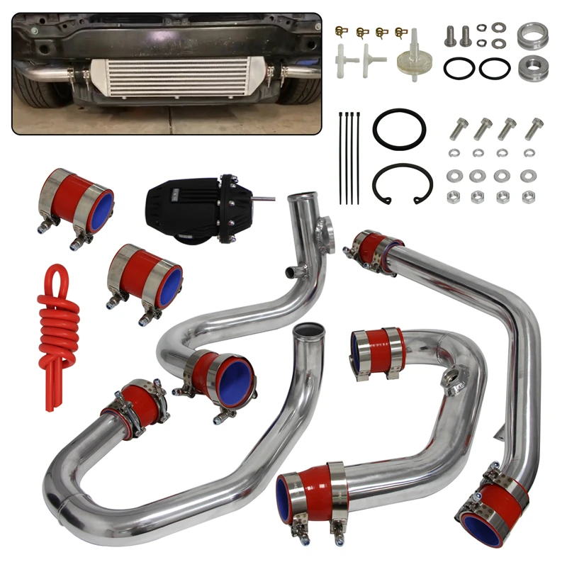 Előadás bejárati intercooler Orgona & 25PSI Fúvás Elállás Tolattyú Faj számára VW Golf gty jetta GL GLS GLI 1.8T MKIV 98-05