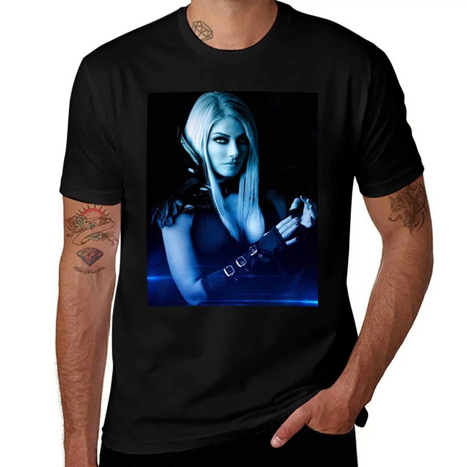 T-shirt Blue is Bliss Festival décontracté à manches courtes
