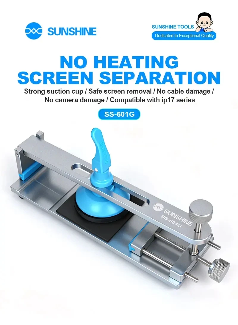 SUNSHINE SS-601G Mobile Phone LCD Screen Separator Unheated For IPX-17Pro Max Android Screen Separation Removal Fixture
