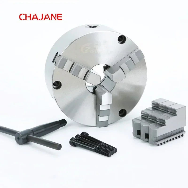 SB 206 208 4 5 6 8 Inch 3 Jaw Hollow Power Chuck For CNC Lathe Boring Cutting Tool Holder Hole Machining