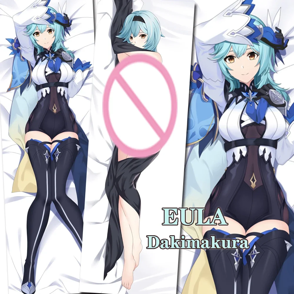 

180 см Genshin Impact Eula Dakimakura чехол для подушки двусторонняя спальная подушка чехол для подушки постельные принадлежности для спальни наволочка для всего тела