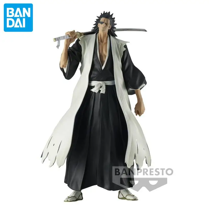 Banpresto Bleach Solid and Souls Zaraki Kenpachi Hitsugaya Toushirou Anime Figure Collectible Action Model Toys Festival Gift