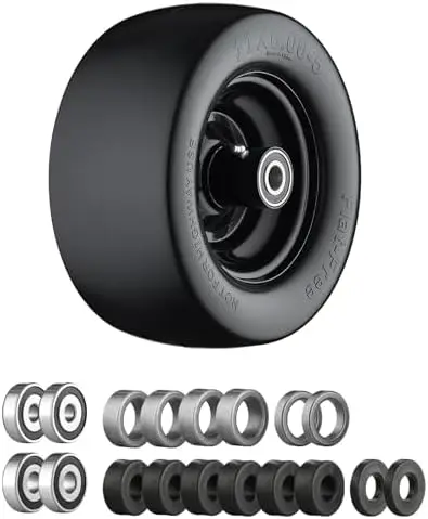 

11x6.00-5 Flat-Free Tire for Zero Turn Mower – 400lbs Load, 3/4", 5/8", 1/2" Bearings, 1-Pack