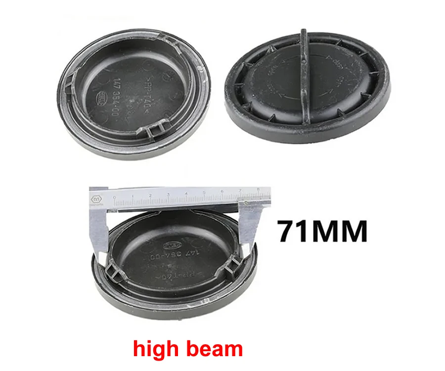 For Benz B-Class W246 B180 B200 B260 Low High Beam Headlight Dust Cover Waterproof Dustproof Seal Headlamp Cap 71mm 101mm view 3