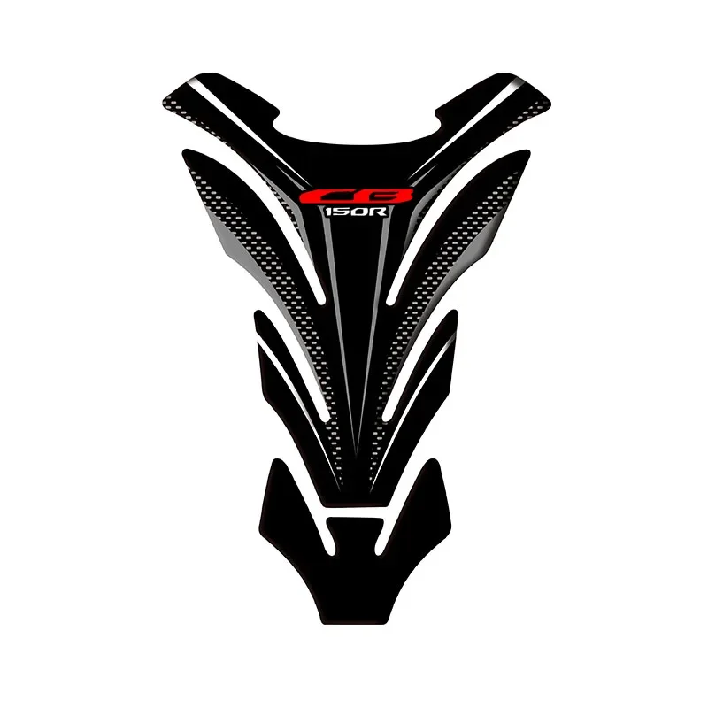 Per CB150R CB 150R moto Carbon Real Tank Pad Gas Fuel Sticker decalcomania emblema Protector