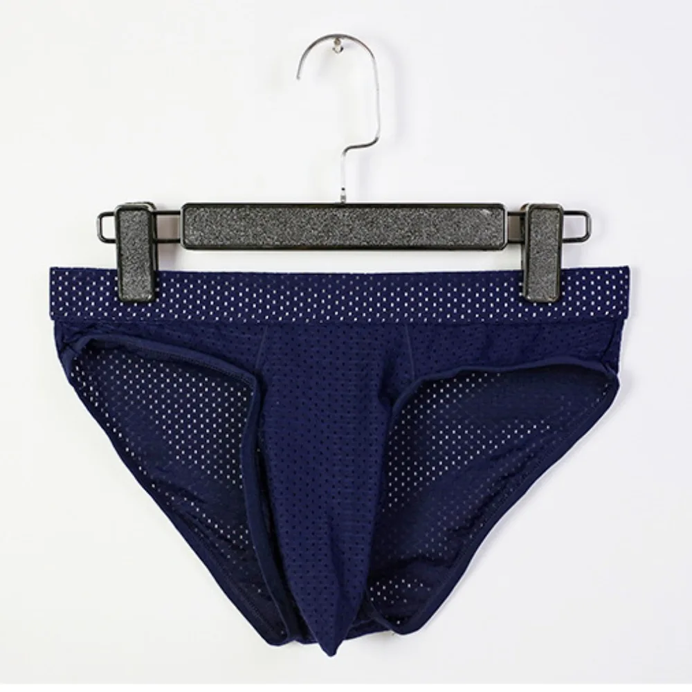 Mesh Thong Big Cock Briefs Male Lager Pouch Male U Convex Sexy Underwear Men Gay Sissy Underpants Mens Panties Sex Undershorts