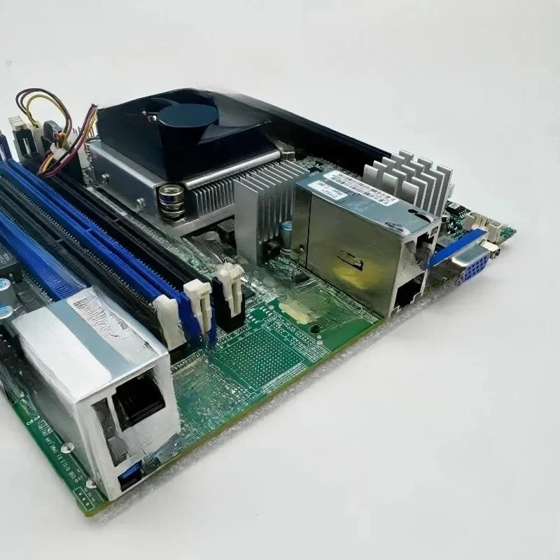 ITX Server Main Board With Dual 10GbE | Xeon D- 1521 CPU X10SDV- 4C- TLN2F