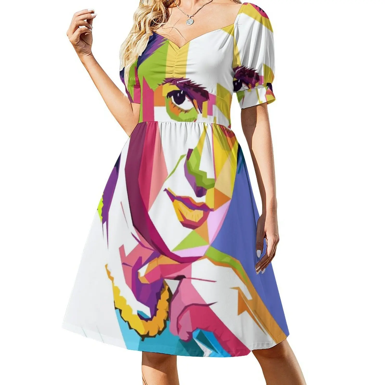 فستان Rosalind Franklin Boho الأنيق أنيق لحفلات الزفاف على الشاطئ فستان Rosalind العلوم النسوية النسوية الجذعية لـ