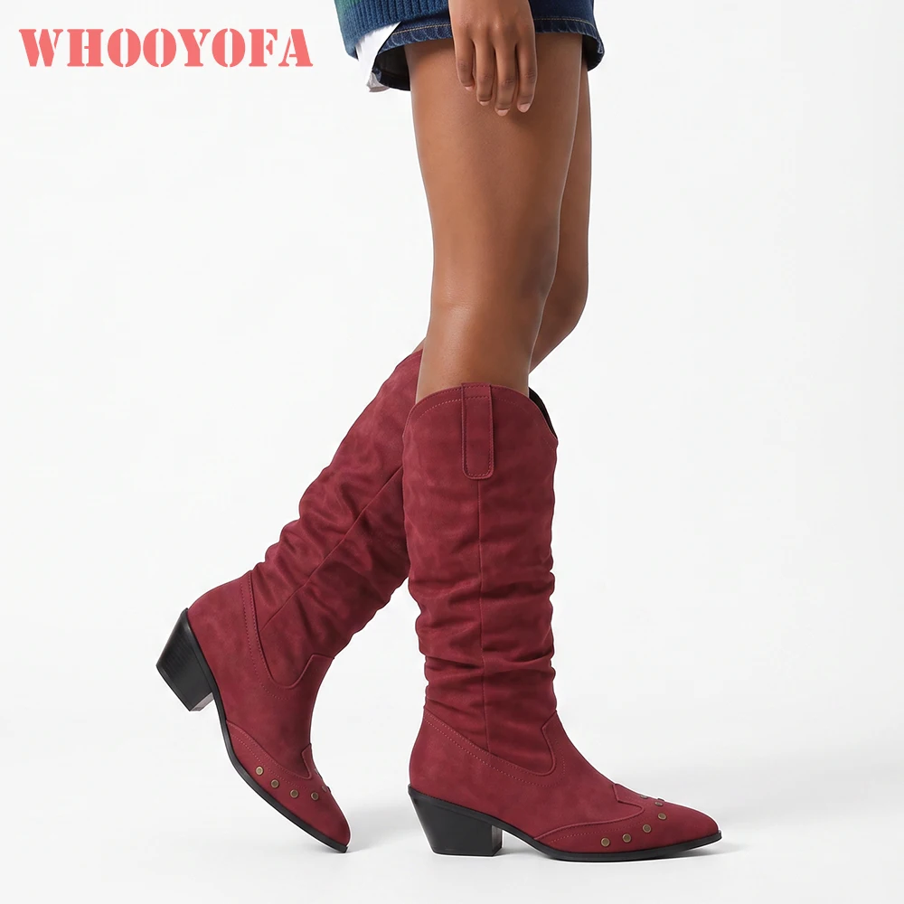 Wide Fit Heels - 2026 Winter Slouch Women Knee High