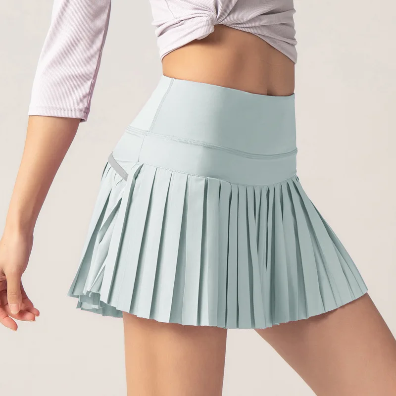 Tennis Anti Glare Outdoor Quick Drying Breathable Personalized Pleated Running Fitness Badminton Shorts for Women