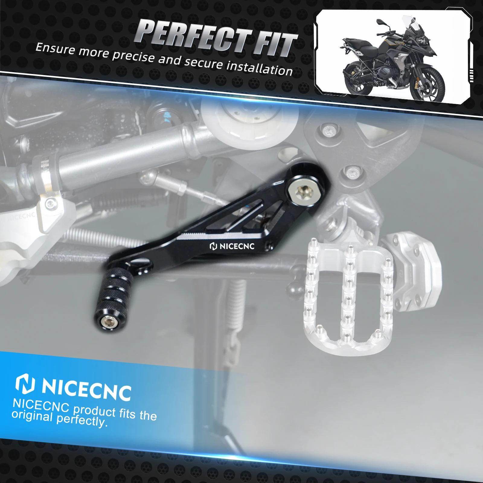 For BMW R1250GS R1200GS Gear Shift Lever R1250GS GSA 2019-2023 R1250GS Adventure 2019-2024 R 1200GS R1200GS Adventure 2013-2018 - Image 3