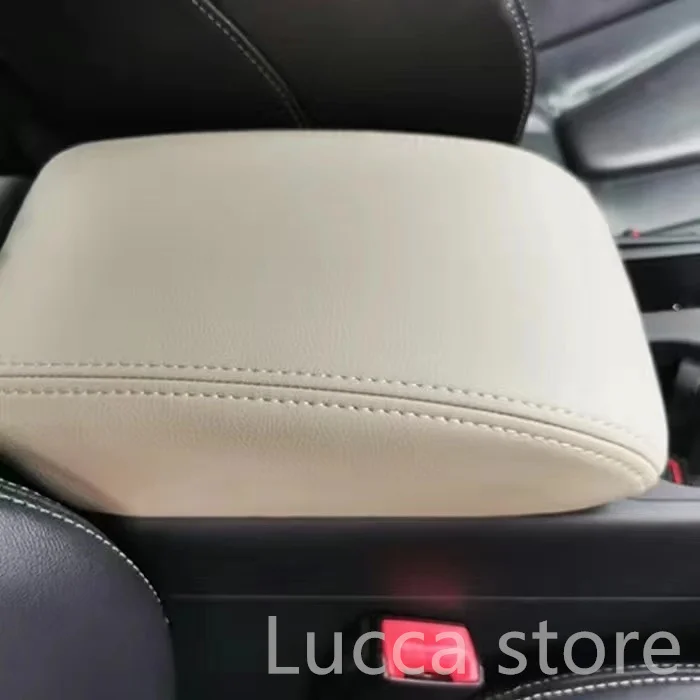 Für Audi A3 A4 A5 A6 A7 Q3 Q5 Zubehör Leder Wildleder Warp Zentrale Armlehne Box Schutz Abdeckung Armlehne Box Modifikation – Detail 4