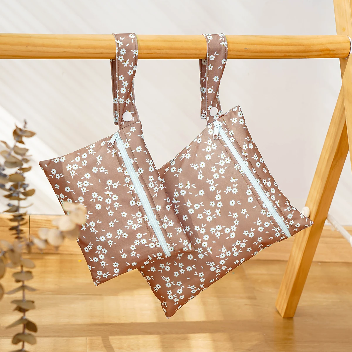 Kangobaby Set da 2 pezzi Borsa portaoggetti multifunzionale per coperte per bambini Borsa per pannolini da viaggio lavabile