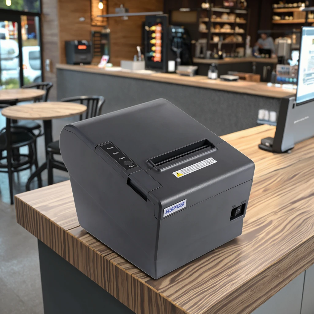 ATV&UTVHS-802 80mm Thermal POS Receipt Printer with Auto Cutter 180mm/s Print Speed Compatible with Windows Android and Linux Sy