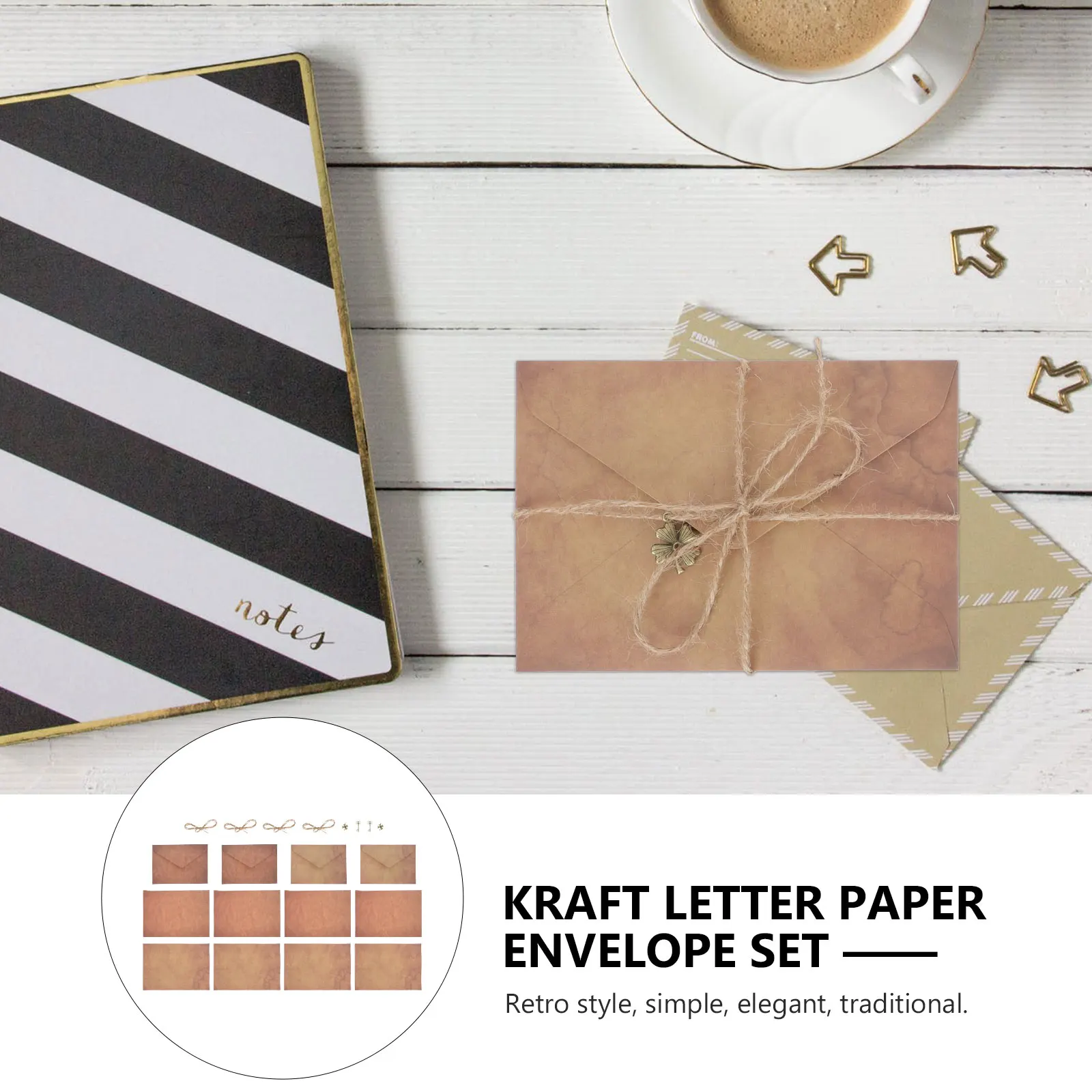 

2Sets RetroEnvelopePaperStationery SafeDurable Festival Accessory ValentineWriting FestivalAccessory LetterPackage