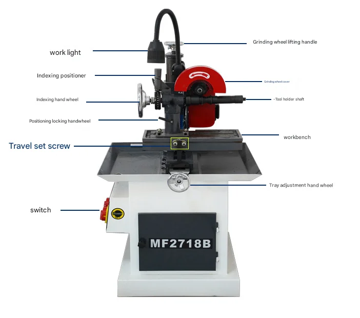 Woodworking Knife Sharpener Mf2718 End Mill Ma250 Forming Knife Cutting Knife Saw Blade Tool Grinding Precision Grinding
