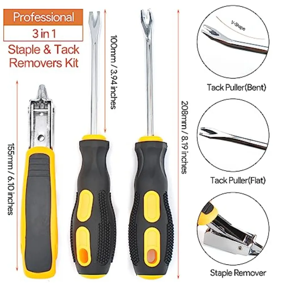 مزيل التيلة للتنجيد والبناء، أداة تنجيد صناعية شديدة التحمل لأثاث تحسين المنزل #2